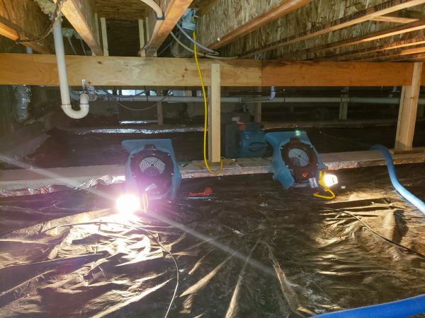 Crawlspace Water Removal in New Smyrna Beach